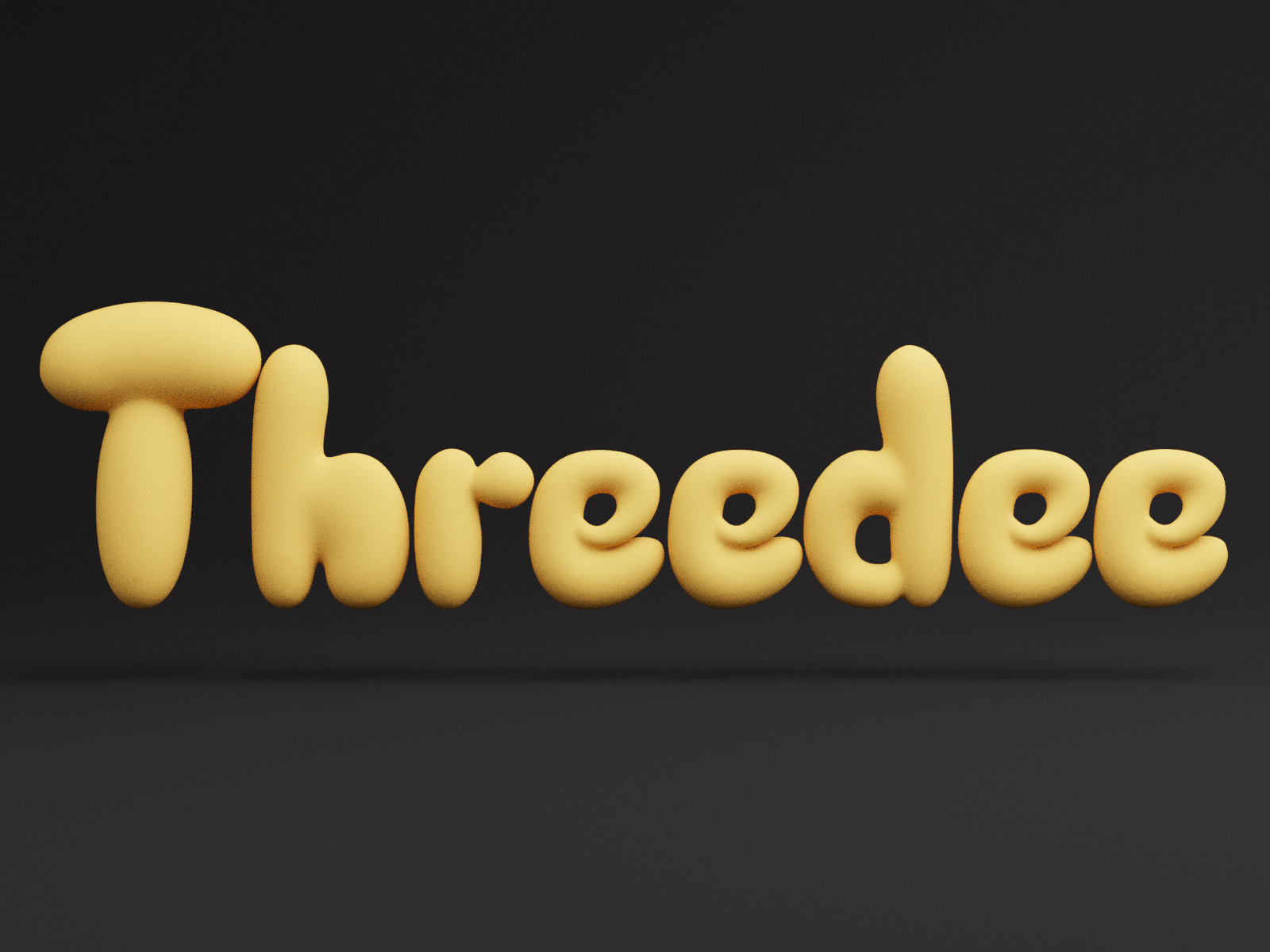 Joyful 3D font from FONTZ 3D collection